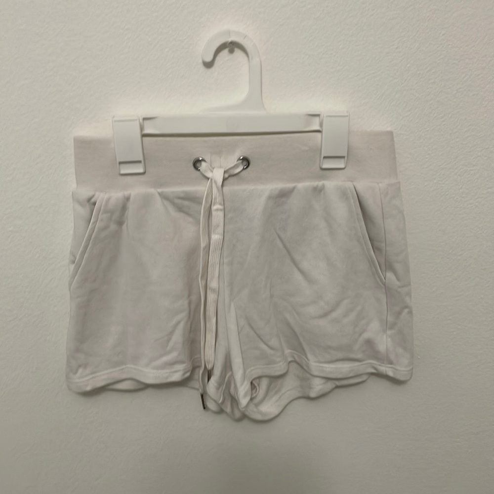 white comfy shorts